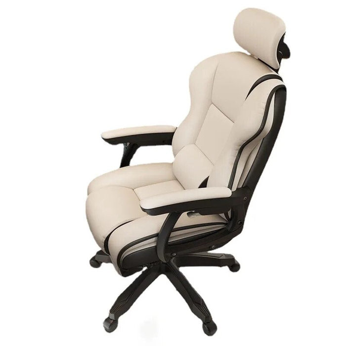 Inbox Zero Gaming Wheels Ergonomic Office Chair Glides Comfy Luxury
